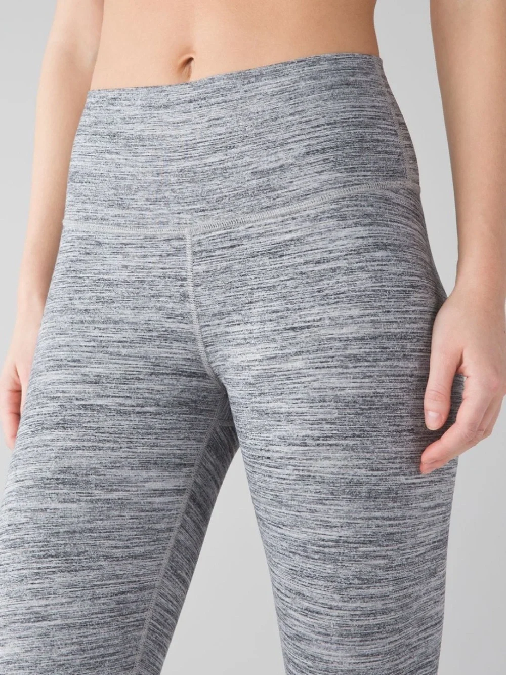 Lululemon High Times Legging in Space Dye Camo Seal Grey Deep Coal